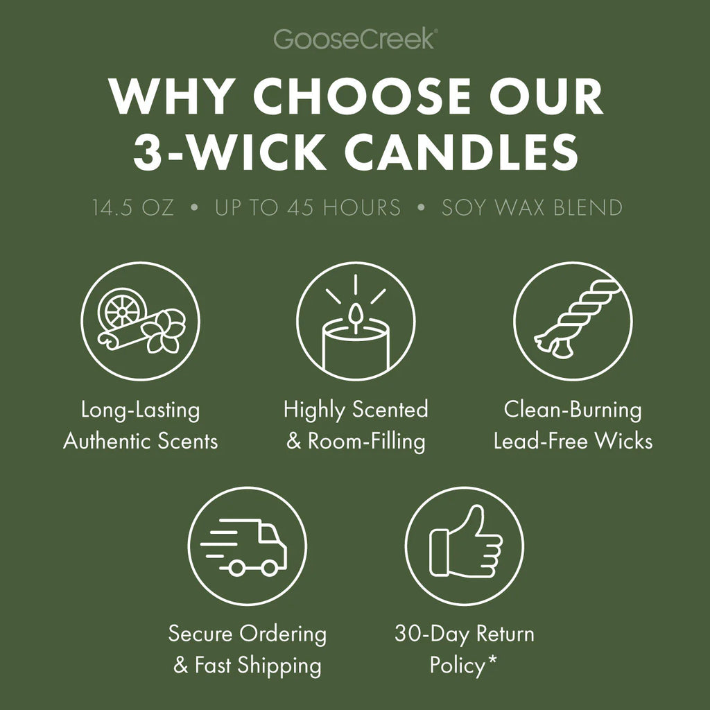 Jungle Palm Trees 3-Wick Candle