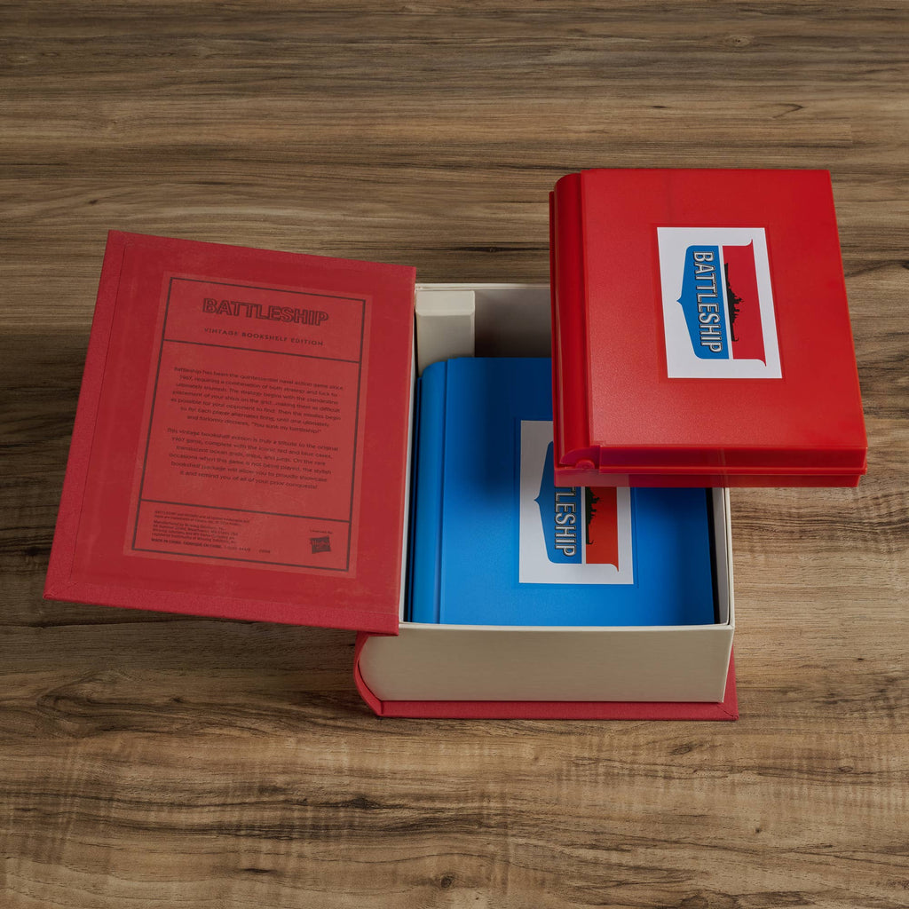 Board Game: Battleship Vintage Bookshelf Edition