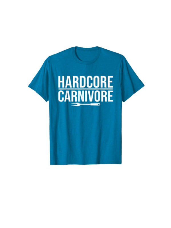 Hardcore Carnivore - Funny Meat BBQ Grilling Smoke T-Shirt