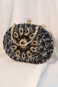 Rhinestone Sunflower Dinner Party Clutch Purses Bag