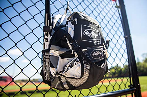 Rawlings | REMIX Backpack Equipment Bag | T-Ball & Youth Baseball/Softball-| USA,(Pack of 6)
