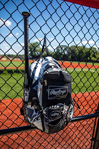 Rawlings | REMIX Backpack Equipment Bag | T-Ball & Youth Baseball/Softball-| USA,(Pack of 6)