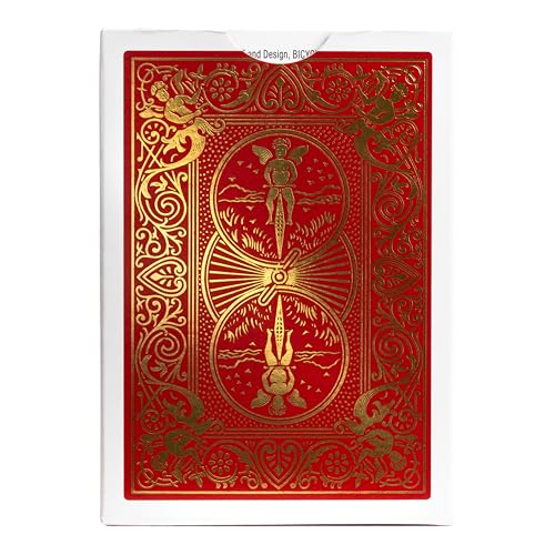 Bicycle 140th Anniversary Limited Edition Exclusive Playing Cards Set with 1 oz Pure Gold, 1 oz .999 Fine Silver, or Bronze Commemorative Collector Coin (Mystery Unboxing Coin)