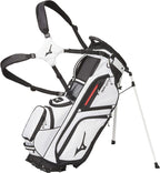 Mizuno BR-DX 14-Way Hybrid Golf Stand Bag | 14 Way Top Cuff | Full Length Dividers| Dual Shoulder Straps | Full Length Stand Legs | LarInsulated Cooler