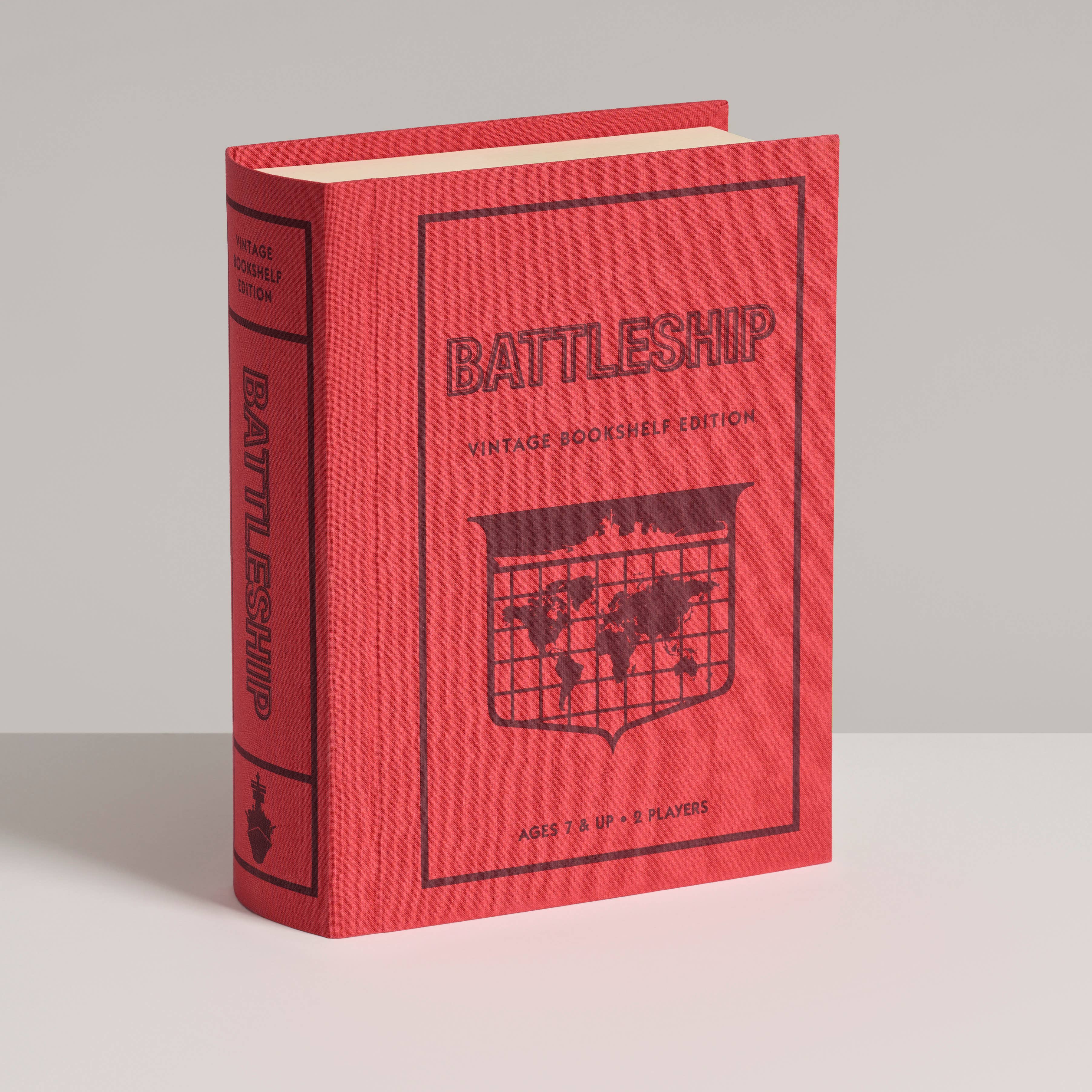 Board Game: Battleship Vintage Bookshelf Edition