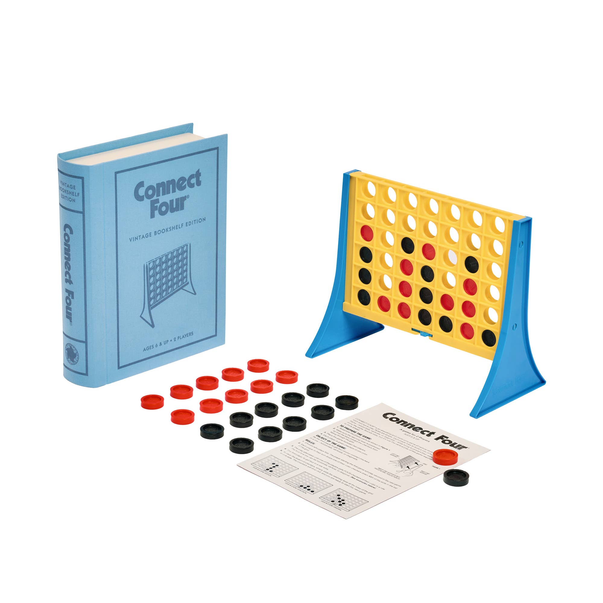 Board Game: Connect 4 Vintage Bookshelf Edition
