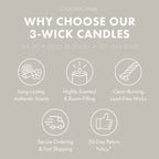Clean Girl Aesthetic 3-Wick Candle