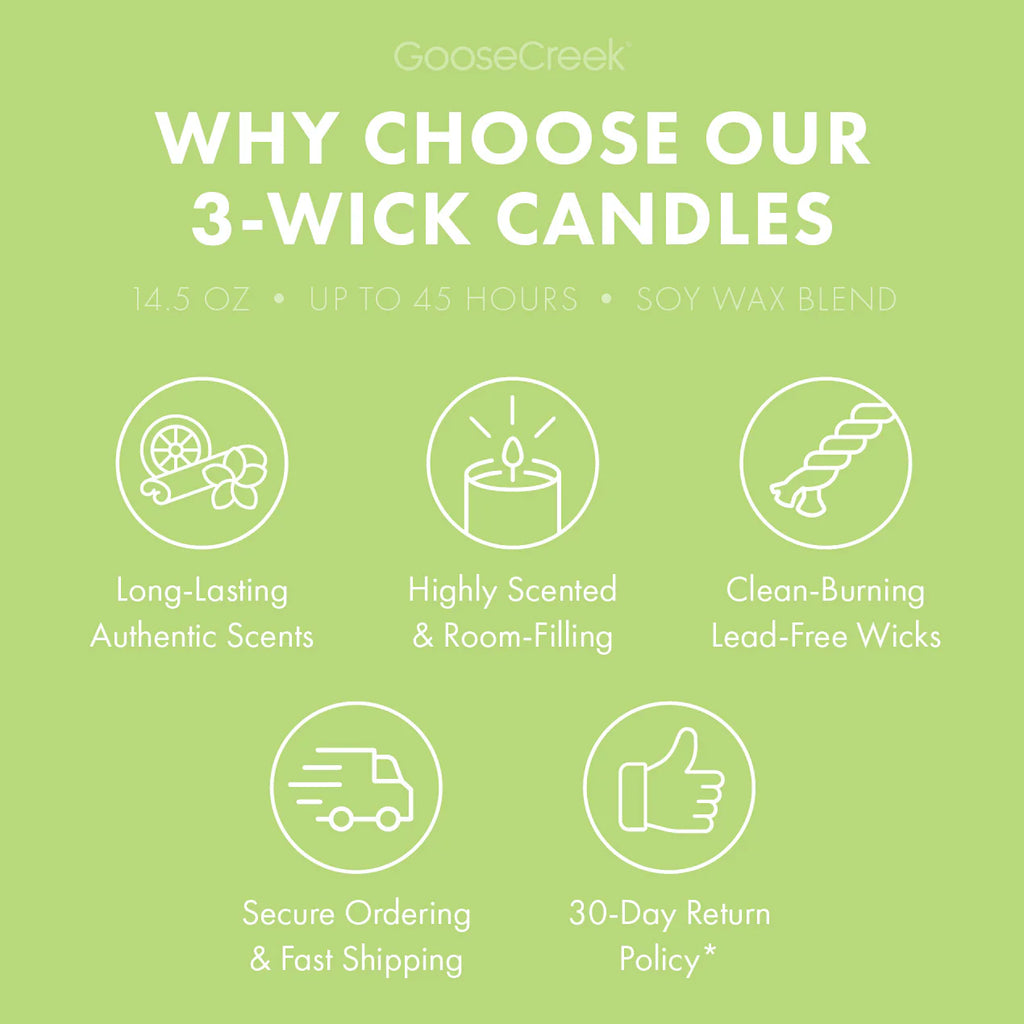 Wild Green Apple 3-Wick Candle