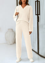 PRETTYGARDEN Lounge Sets for Women Two Piece Sweaters Pajama Set Fall Fashion Loungewear Outfits Matching Winter Clothes