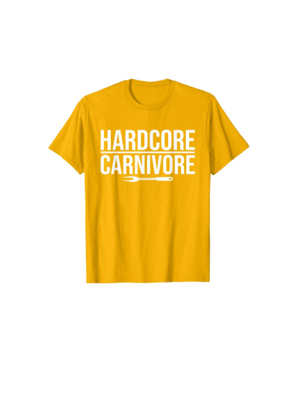 Hardcore Carnivore - Funny Meat BBQ Grilling Smoke T-Shirt