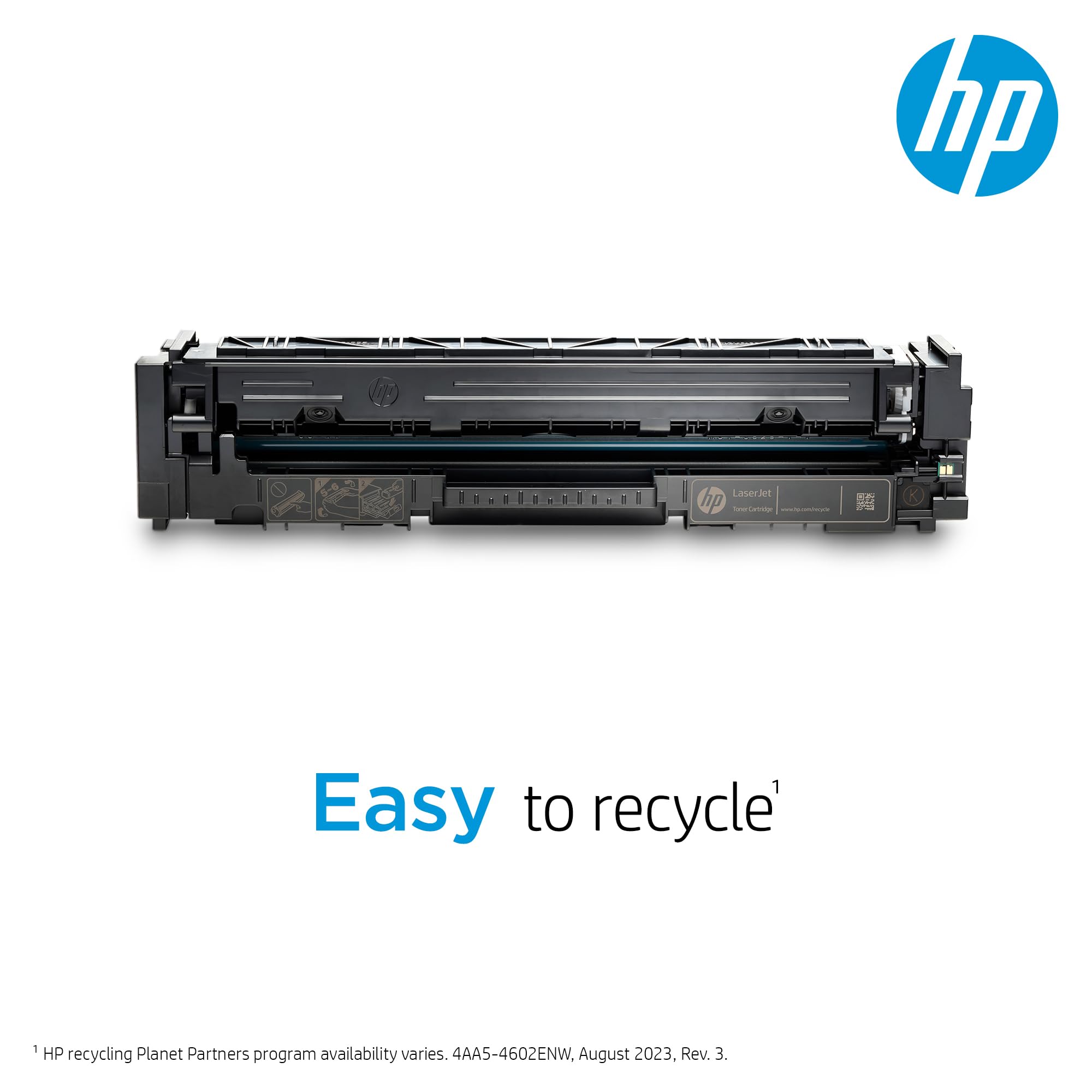 HP 206A Magenta Toner Cartridge | Works with Color LaserJet Pro M255,MFP M282,M283 Series | W2113A,(Pack of 2)