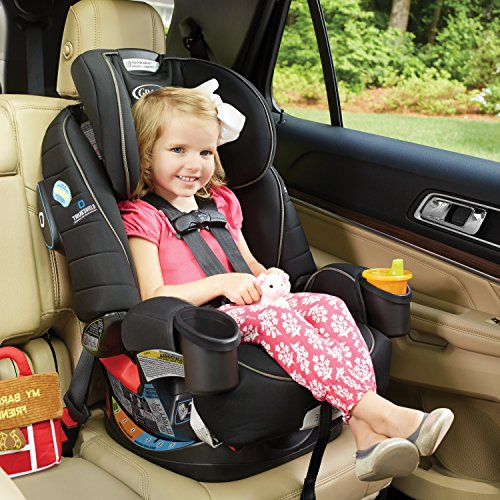 Graco 4Ever DLX 4-in-1 Car Seat, Charlie| Infant to Toddler Car Seat, with 10 Years of Use | Rear-Facing, Forward-Facing and Booster Modes | Safe, Comfortable and Convenient