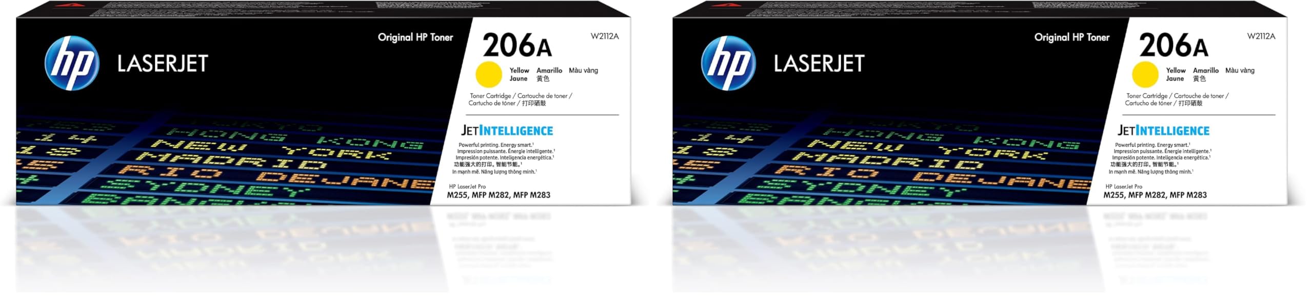 HP 206A Magenta Toner Cartridge | Works with Color LaserJet Pro M255,MFP M282,M283 Series | W2113A,(Pack of 2)