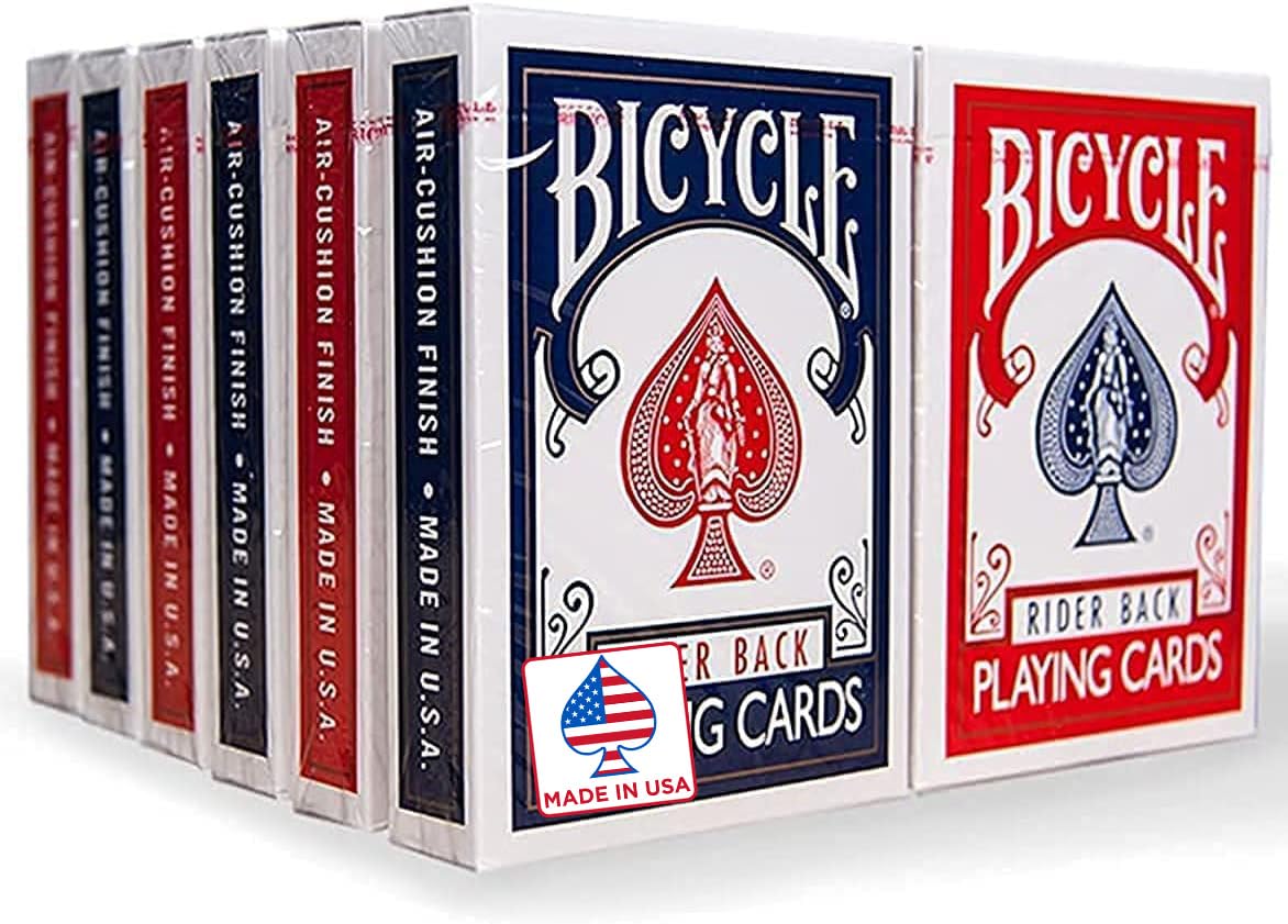 Bicycle 140th Anniversary Limited Edition Exclusive Playing Cards Set with 1 oz Pure Gold, 1 oz .999 Fine Silver, or Bronze Commemorative Collector Coin (Mystery Unboxing Coin)
