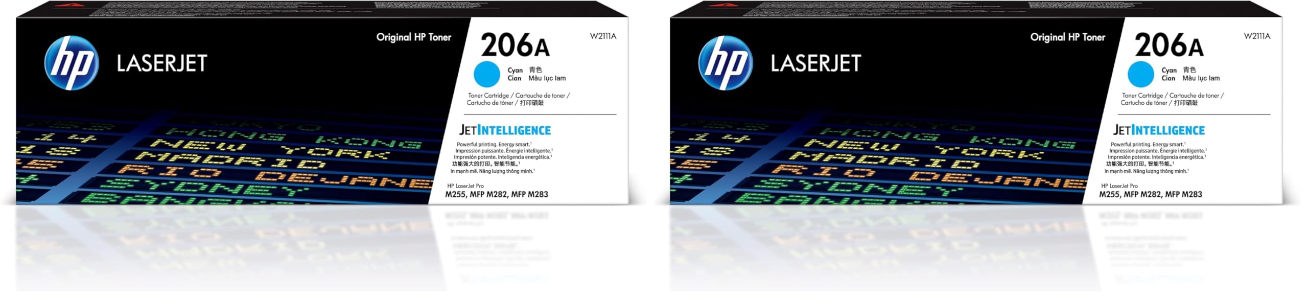 HP 206A Magenta Toner Cartridge | Works with Color LaserJet Pro M255,MFP M282,M283 Series | W2113A,(Pack of 2)