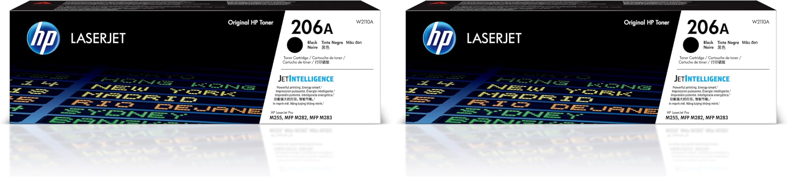 HP 206A Magenta Toner Cartridge | Works with Color LaserJet Pro M255,MFP M282,M283 Series | W2113A,(Pack of 2)