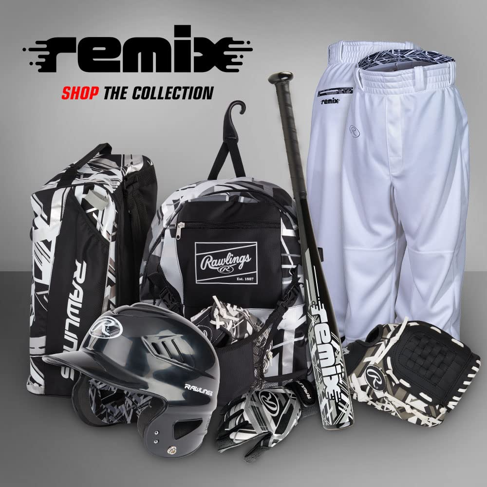 Rawlings | REMIX Backpack Equipment Bag | T-Ball & Youth Baseball/Softball-| USA,(Pack of 6)