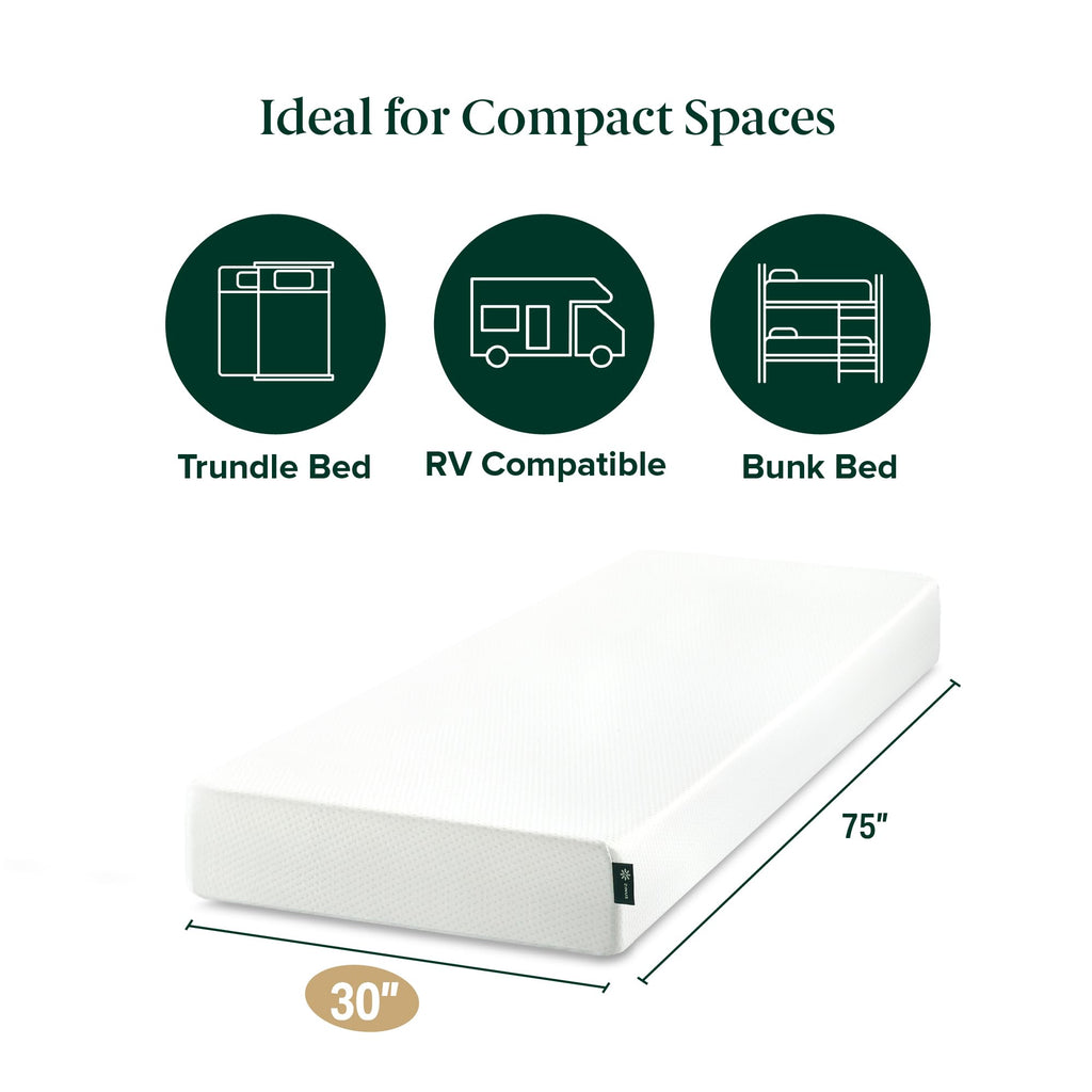 Zinus Lumbar+ Premium 14 Inch Memory Foam Mattress, Lumbar Support, Targeted Pressure Relief, Cooling Gel and Green Tea, Cool-to-The-Touch Cover, Medium Firm Feel, CertiPUR US Certified, King