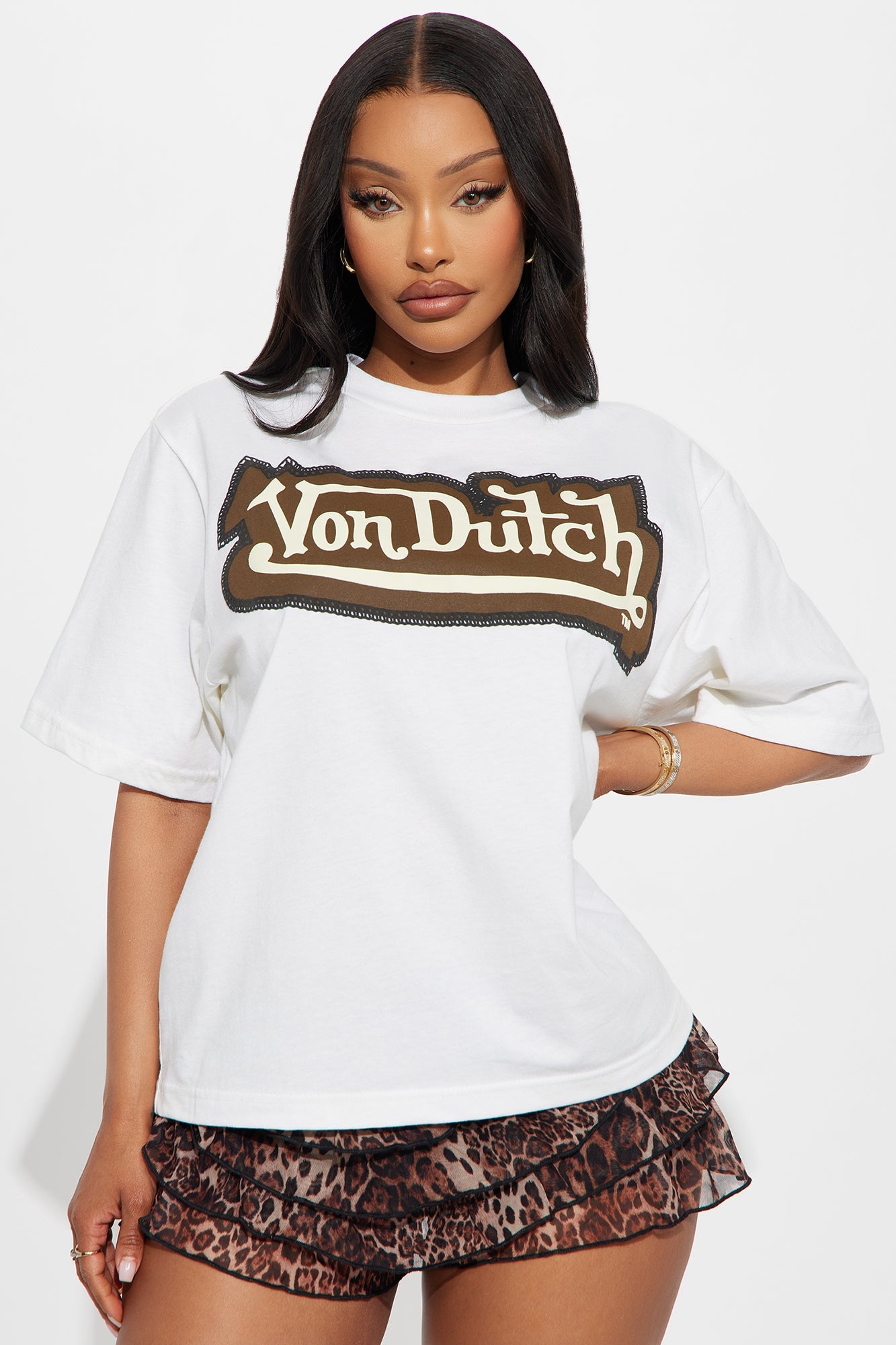 Von Dutch Embroidery Oversized Tee