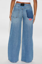 Von Dutch Flame Wide Leg Jeans