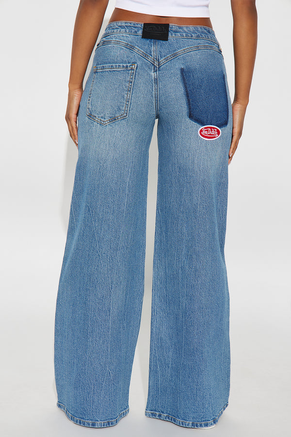 Von Dutch Flame Wide Leg Jeans