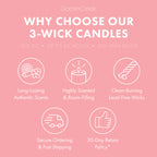 Happy Anniversary 3-Wick Candle