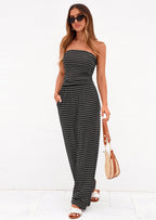 PRETTYGARDEN Summer Sets Women 2 Piece Outfits Matching Striped Loungewear Spring Airport Travel Beach Vacation Clothes