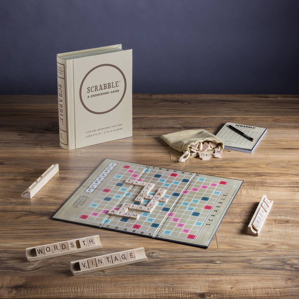 Board Game: Scrabble Vintage Bookshelf Edition