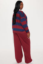Sporty Day Wide Leg Pant Set