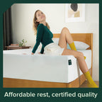 Zinus Lumbar+ Premium 14 Inch Memory Foam Mattress, Lumbar Support, Targeted Pressure Relief, Cooling Gel and Green Tea, Cool-to-The-Touch Cover, Medium Firm Feel, CertiPUR US Certified, King