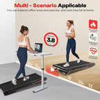 Sperax Walking Treadmill Pad with APP, 3 in 1 Under Desk Treadmill, 400W Low Noise Walking Vibration Pad with Remote Control,Portable Treadmills for Home Office