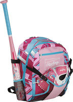 Rawlings | REMIX Backpack Equipment Bag | T-Ball & Youth Baseball/Softball-| USA,(Pack of 6)