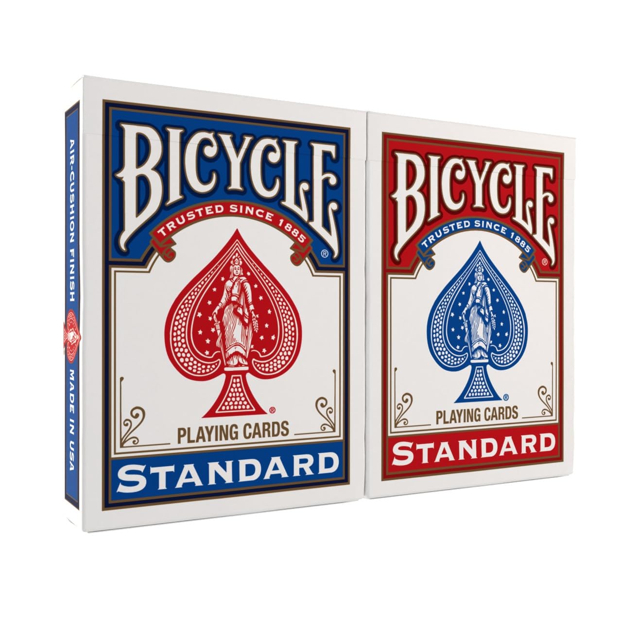 Bicycle 140th Anniversary Limited Edition Exclusive Playing Cards Set with 1 oz Pure Gold, 1 oz .999 Fine Silver, or Bronze Commemorative Collector Coin (Mystery Unboxing Coin)