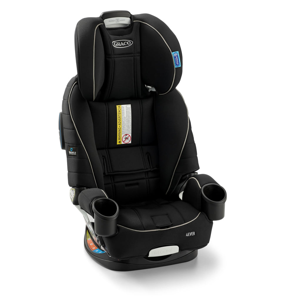 Graco 4Ever DLX 4-in-1 Car Seat, Charlie| Infant to Toddler Car Seat, with 10 Years of Use | Rear-Facing, Forward-Facing and Booster Modes | Safe, Comfortable and Convenient