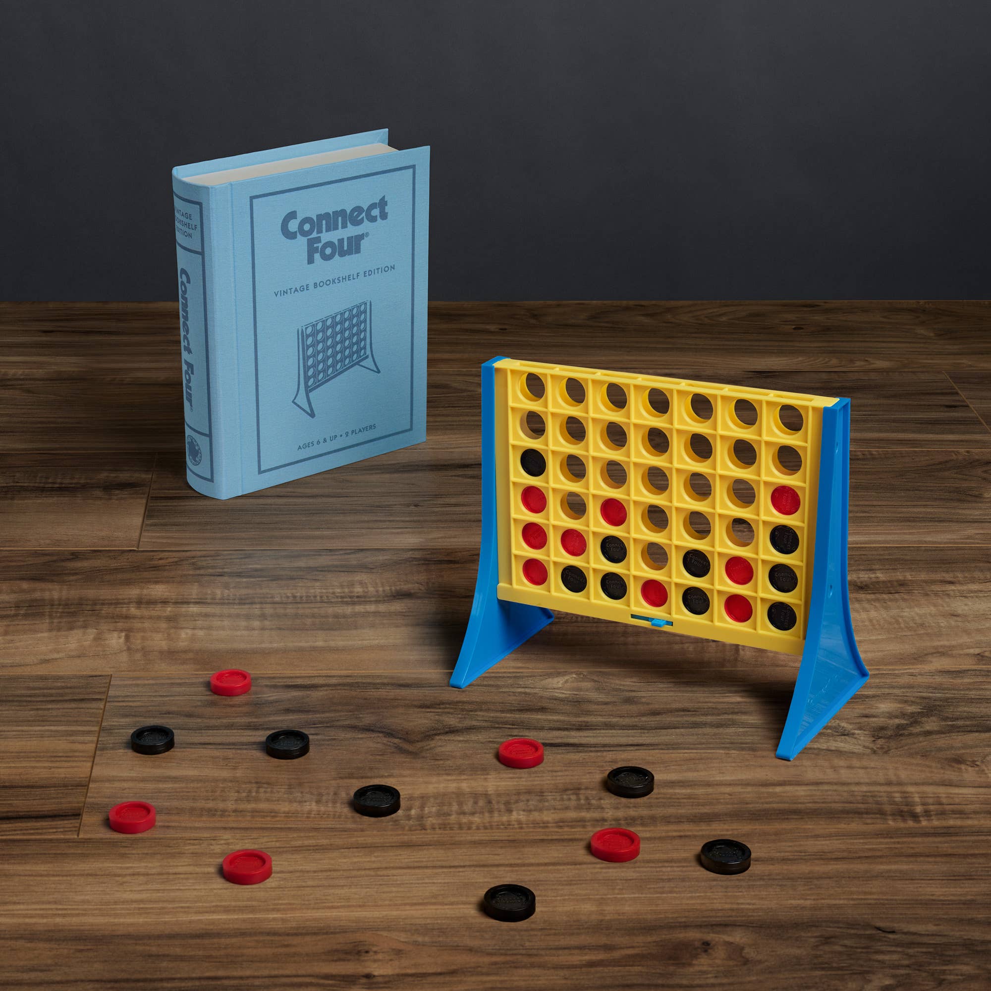Board Game: Connect 4 Vintage Bookshelf Edition