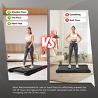 Sperax Walking Treadmill Pad with APP, 3 in 1 Under Desk Treadmill, 400W Low Noise Walking Vibration Pad with Remote Control,Portable Treadmills for Home Office