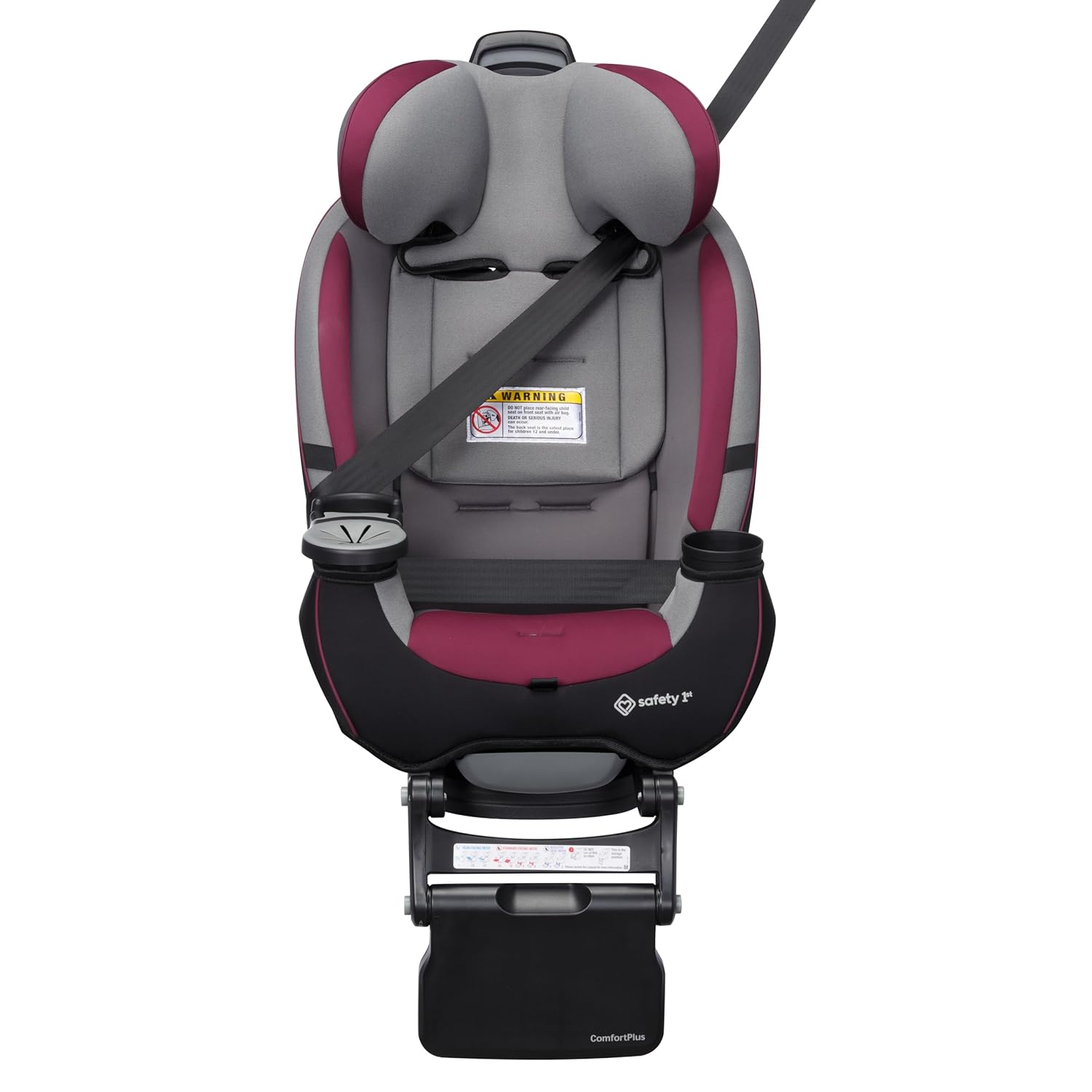 Safety 1st Grow and Go Extend ‘n Ride LX All-in-One Convertible Car Seat, Winehouse