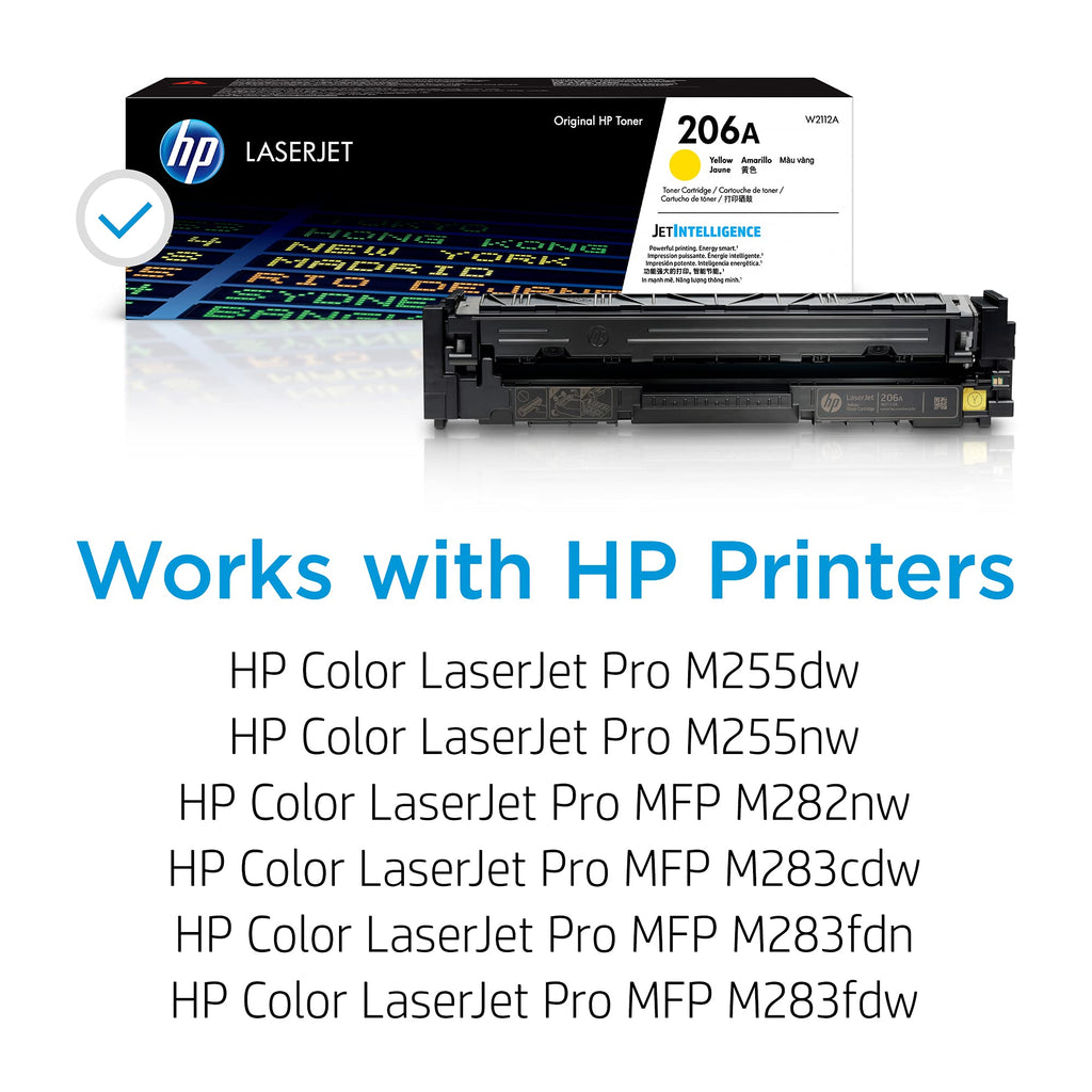 HP 206A Magenta Toner Cartridge | Works with Color LaserJet Pro M255,MFP M282,M283 Series | W2113A,(Pack of 2)
