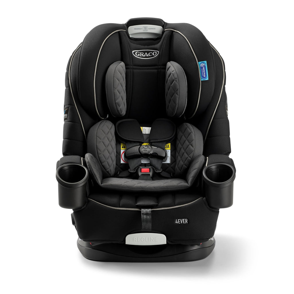 Graco 4Ever DLX 4-in-1 Car Seat, Charlie| Infant to Toddler Car Seat, with 10 Years of Use | Rear-Facing, Forward-Facing and Booster Modes | Safe, Comfortable and Convenient