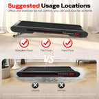 Sperax Walking Treadmill Pad with APP, 3 in 1 Under Desk Treadmill, 400W Low Noise Walking Vibration Pad with Remote Control,Portable Treadmills for Home Office
