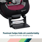 Safety 1st Grow and Go Extend ‘n Ride LX All-in-One Convertible Car Seat, Winehouse