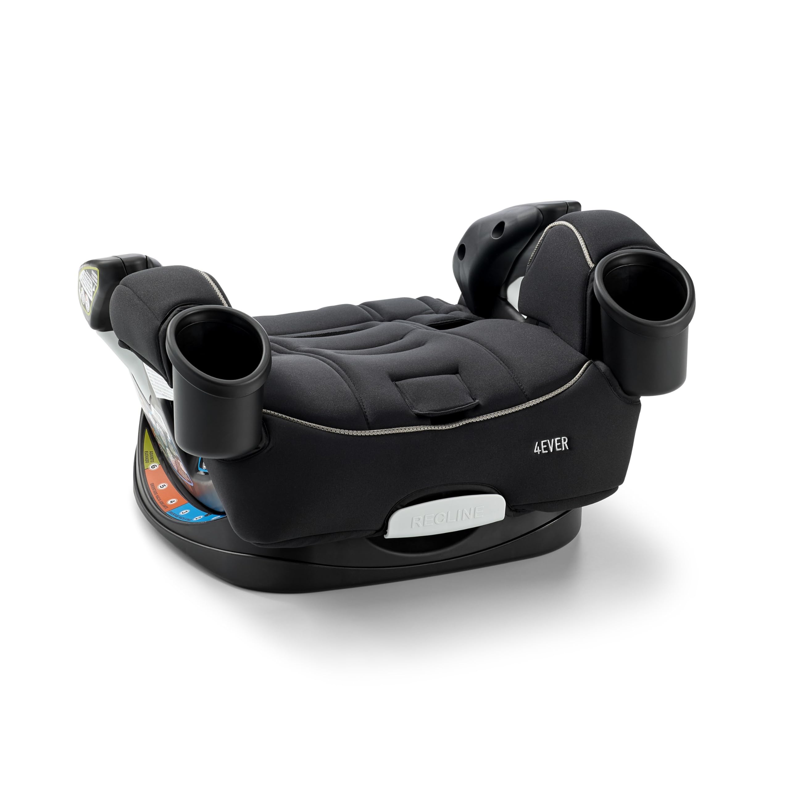 Graco 4Ever DLX 4-in-1 Car Seat, Charlie| Infant to Toddler Car Seat, with 10 Years of Use | Rear-Facing, Forward-Facing and Booster Modes | Safe, Comfortable and Convenient