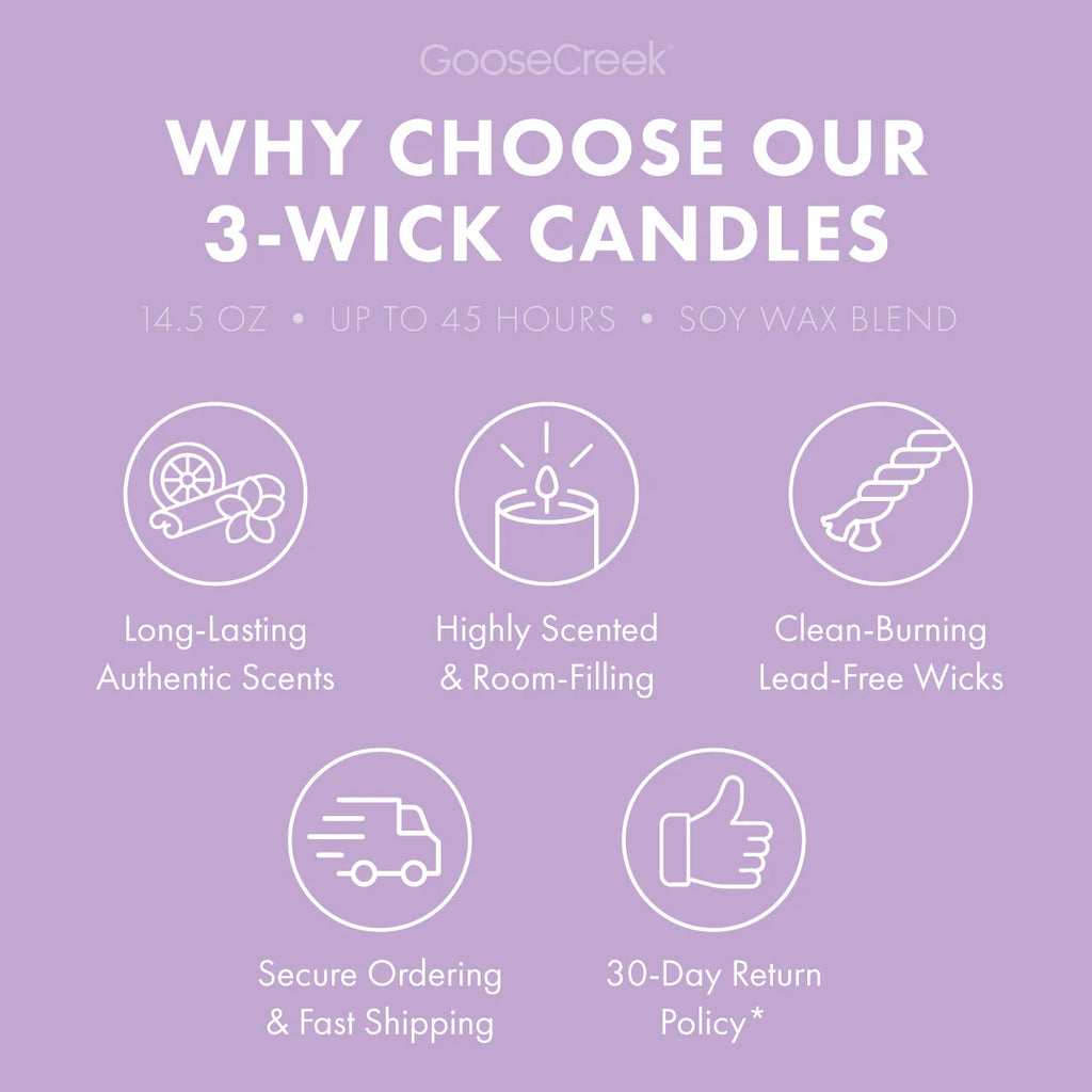 Lilac Garden 3-Wick Candle