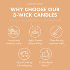 Bourbon Peach Coffee Cake 3-Wick Candle