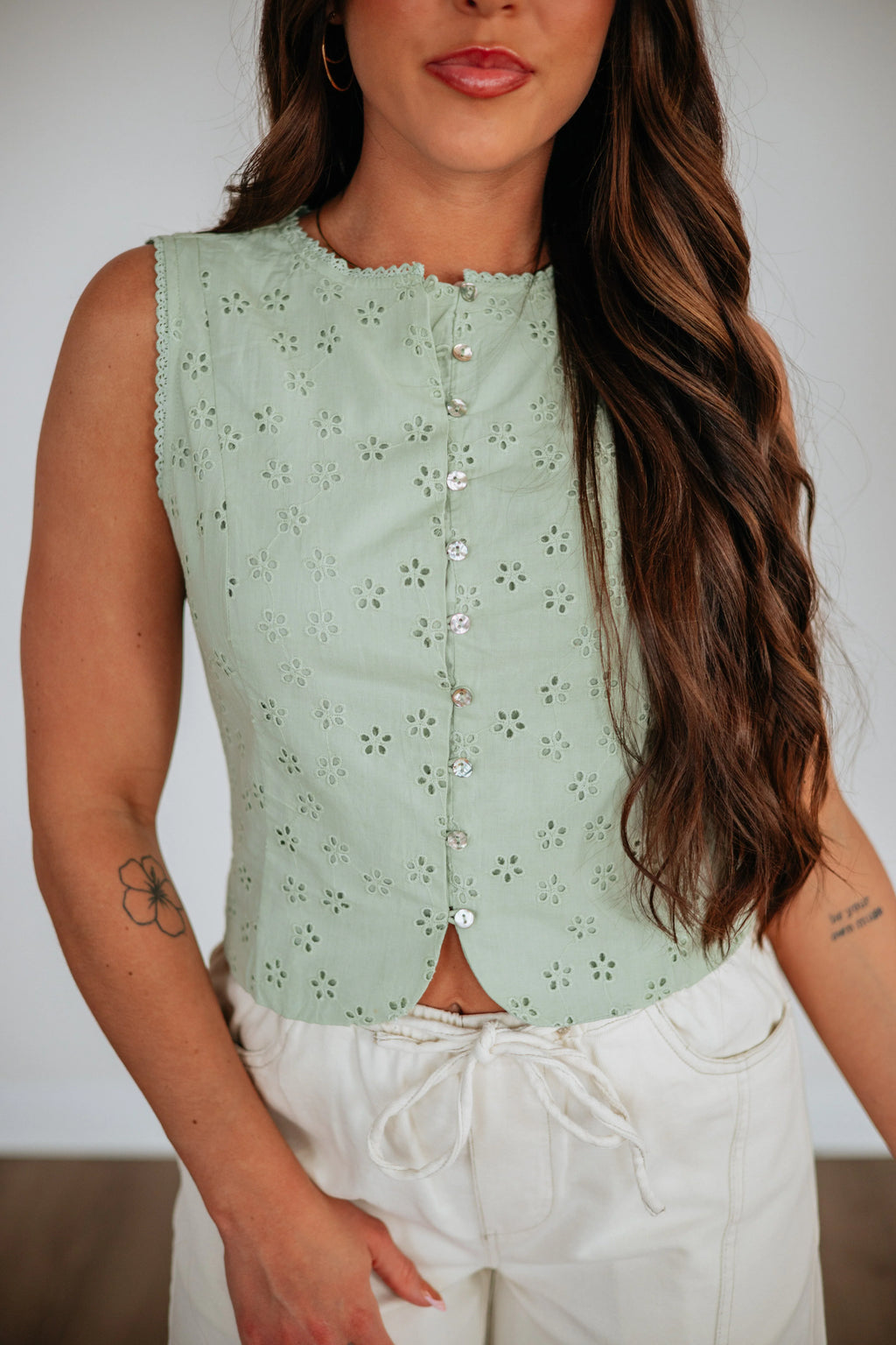 Jocelyn Eyelet Top