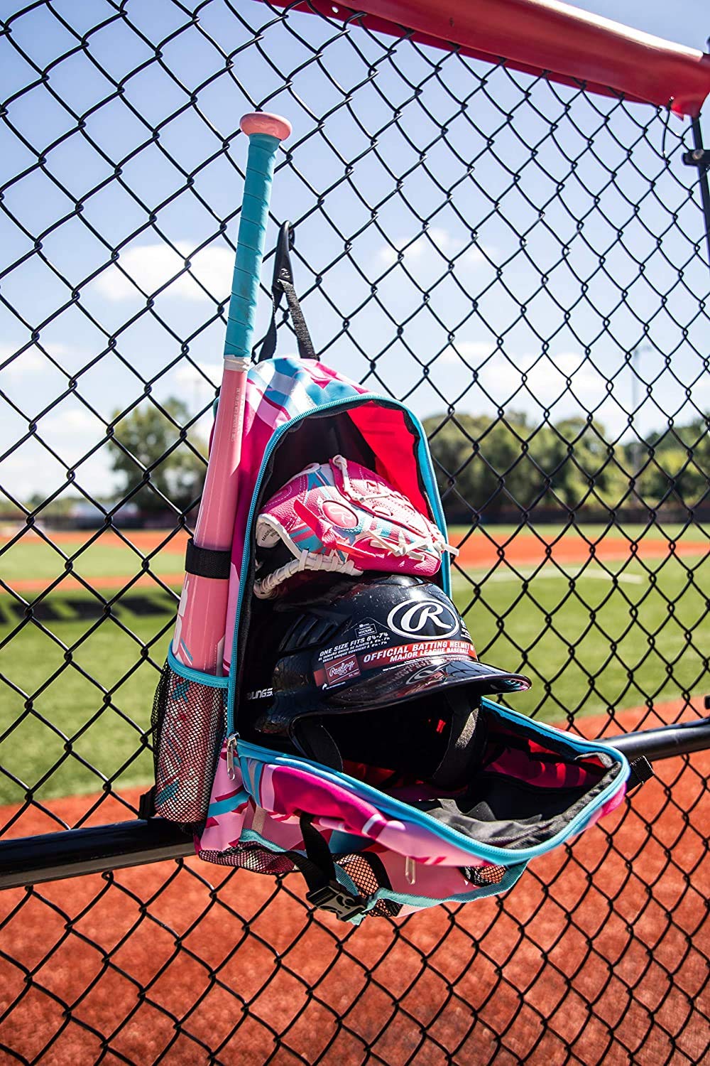 Rawlings | REMIX Backpack Equipment Bag | T-Ball & Youth Baseball/Softball-| USA,(Pack of 6)