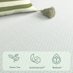 Zinus Lumbar+ Premium 14 Inch Memory Foam Mattress, Lumbar Support, Targeted Pressure Relief, Cooling Gel and Green Tea, Cool-to-The-Touch Cover, Medium Firm Feel, CertiPUR US Certified, King