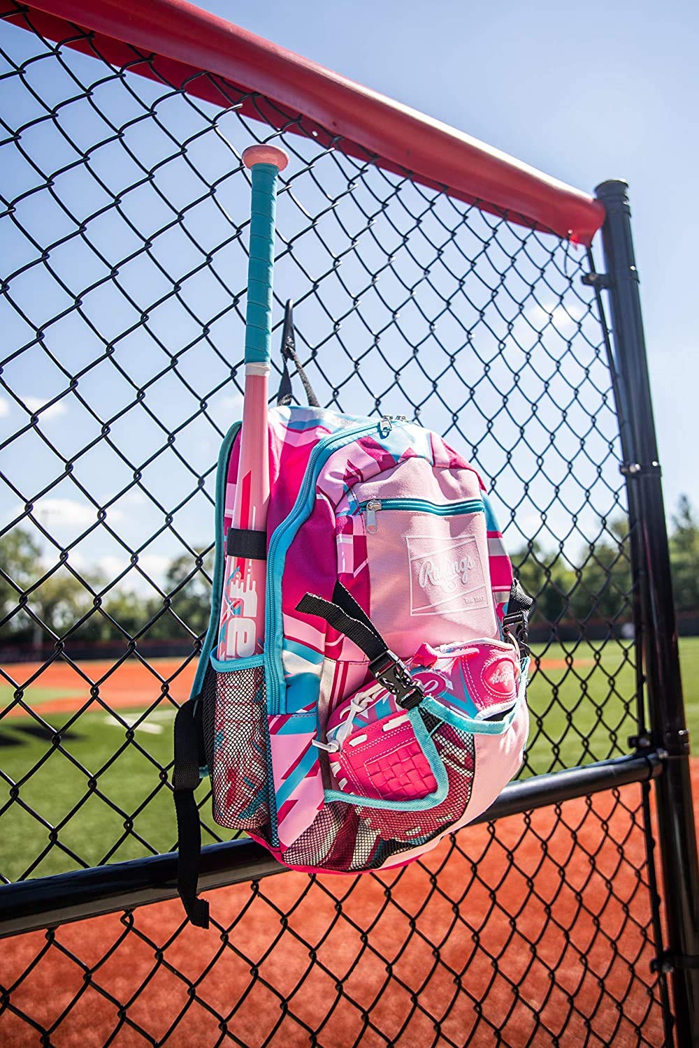 Rawlings | REMIX Backpack Equipment Bag | T-Ball & Youth Baseball/Softball-| USA,(Pack of 6)