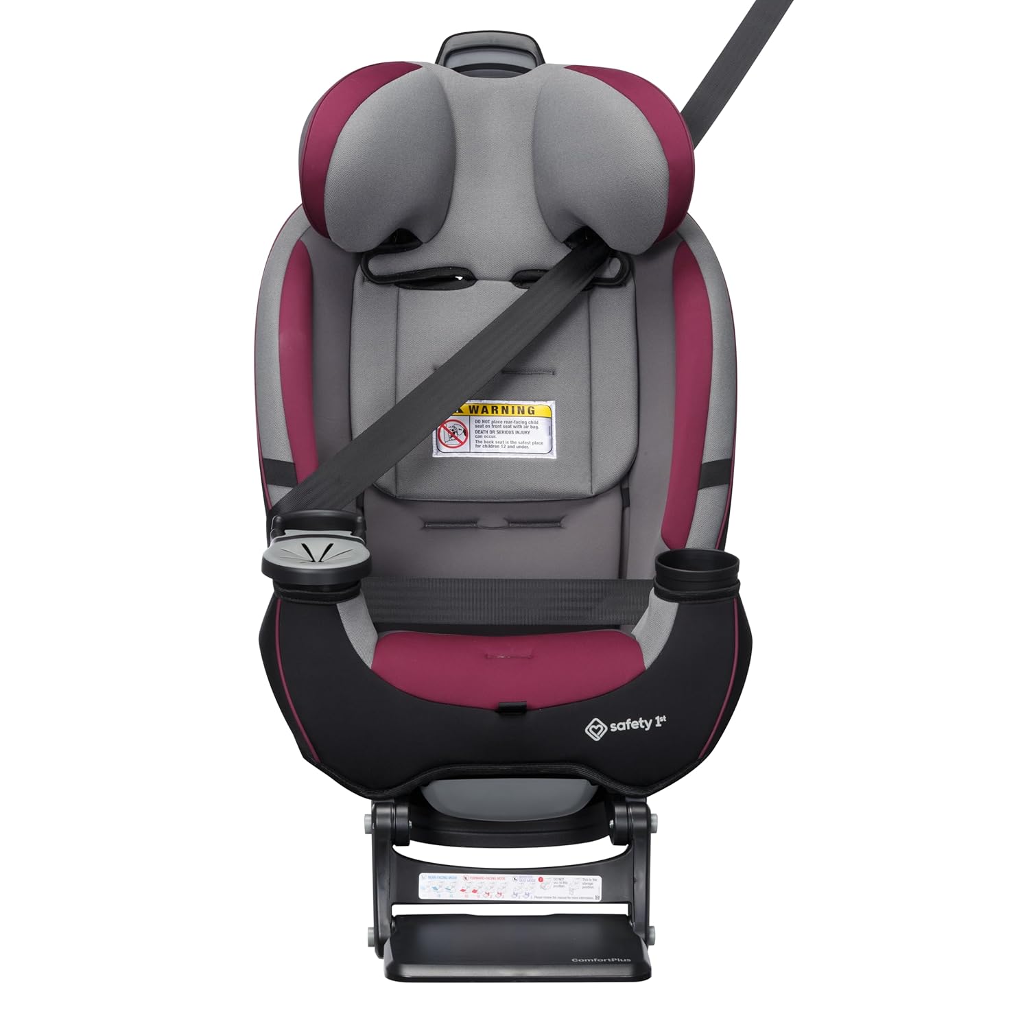 Safety 1st Grow and Go Extend ‘n Ride LX All-in-One Convertible Car Seat, Winehouse