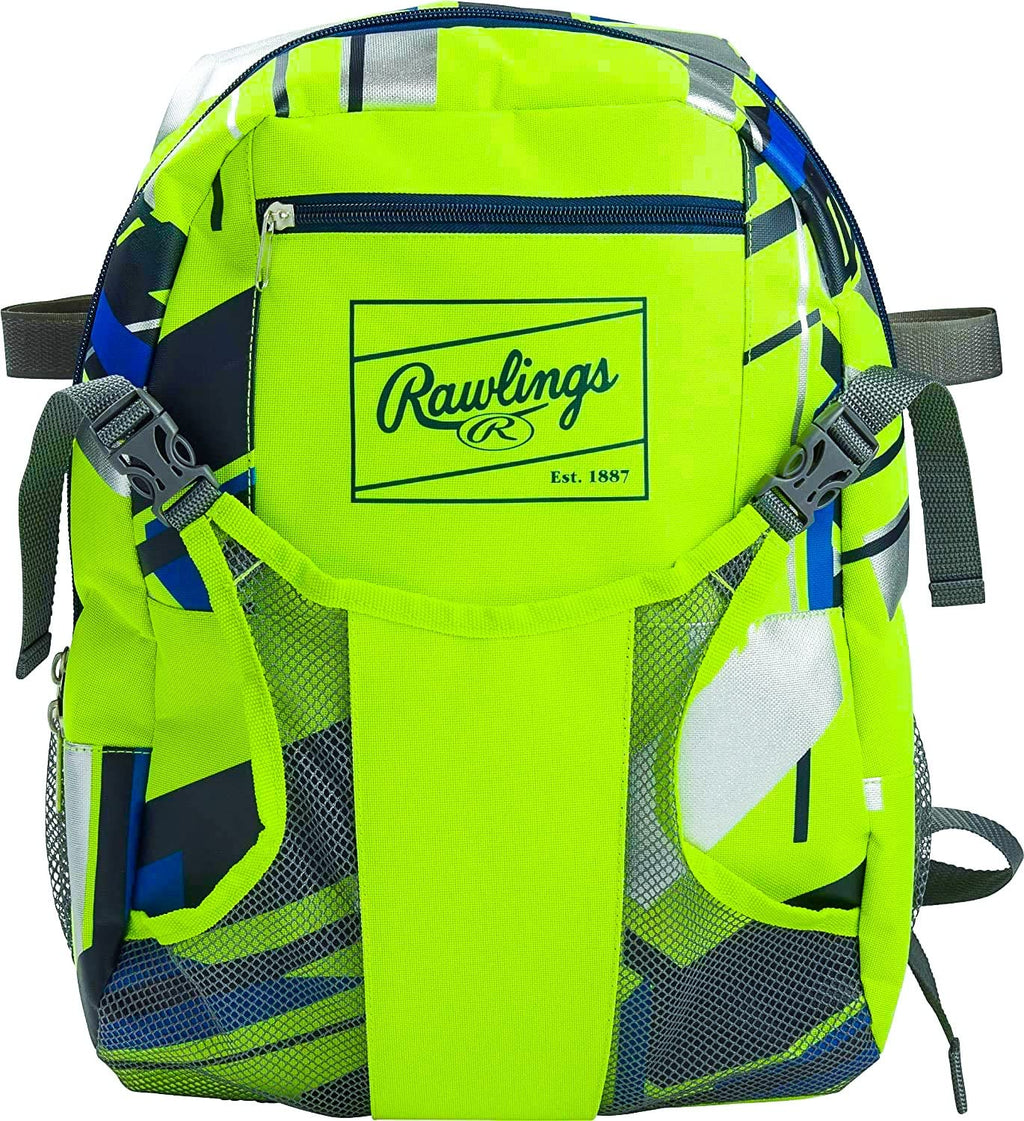 Rawlings | REMIX Backpack Equipment Bag | T-Ball & Youth Baseball/Softball-| USA,(Pack of 6)
